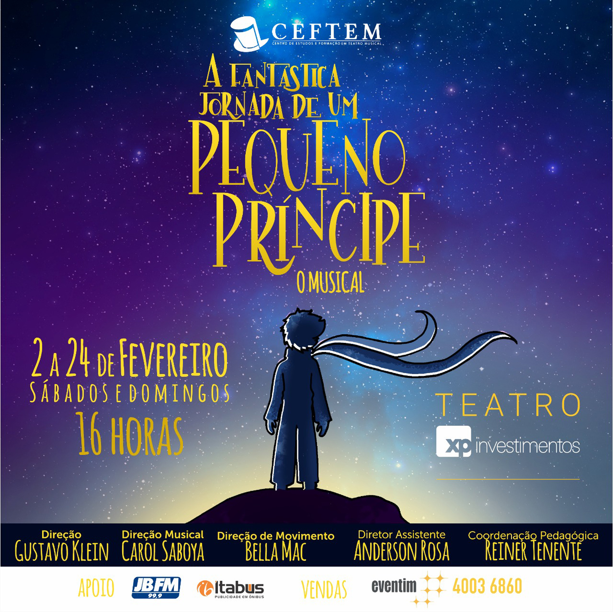 A Fant Stica Jornada De Um Pequeno Pr Ncipe O Musical Em Cartaz No