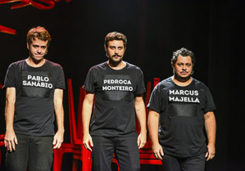 Marcus Majella, Pablo Sanábio e Pedroca Monteiro prorrogam temporada da comédia Desesperados