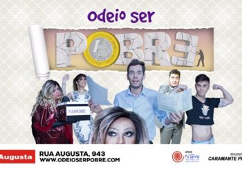 Comédia “Odeio ser pobre”, de Cláudio Caramante, estreia no Teatro Augusta