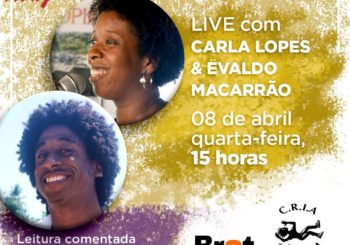 CRIA CONVIDA- LIVE COM CARLA LOPES E EVALDO MACARRÃO