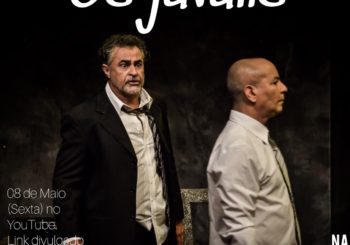 Assista em casa o espetáculo "Os Javalis" com os atores Carlos Betão e Marcelo Praddo.