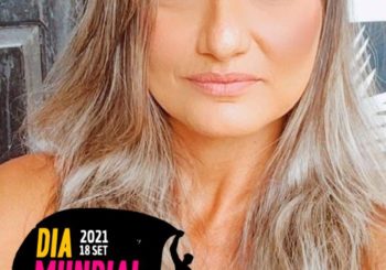 A ativista humanitária Luzia Moraes "É líder" no Dia Mundial da Limpeza