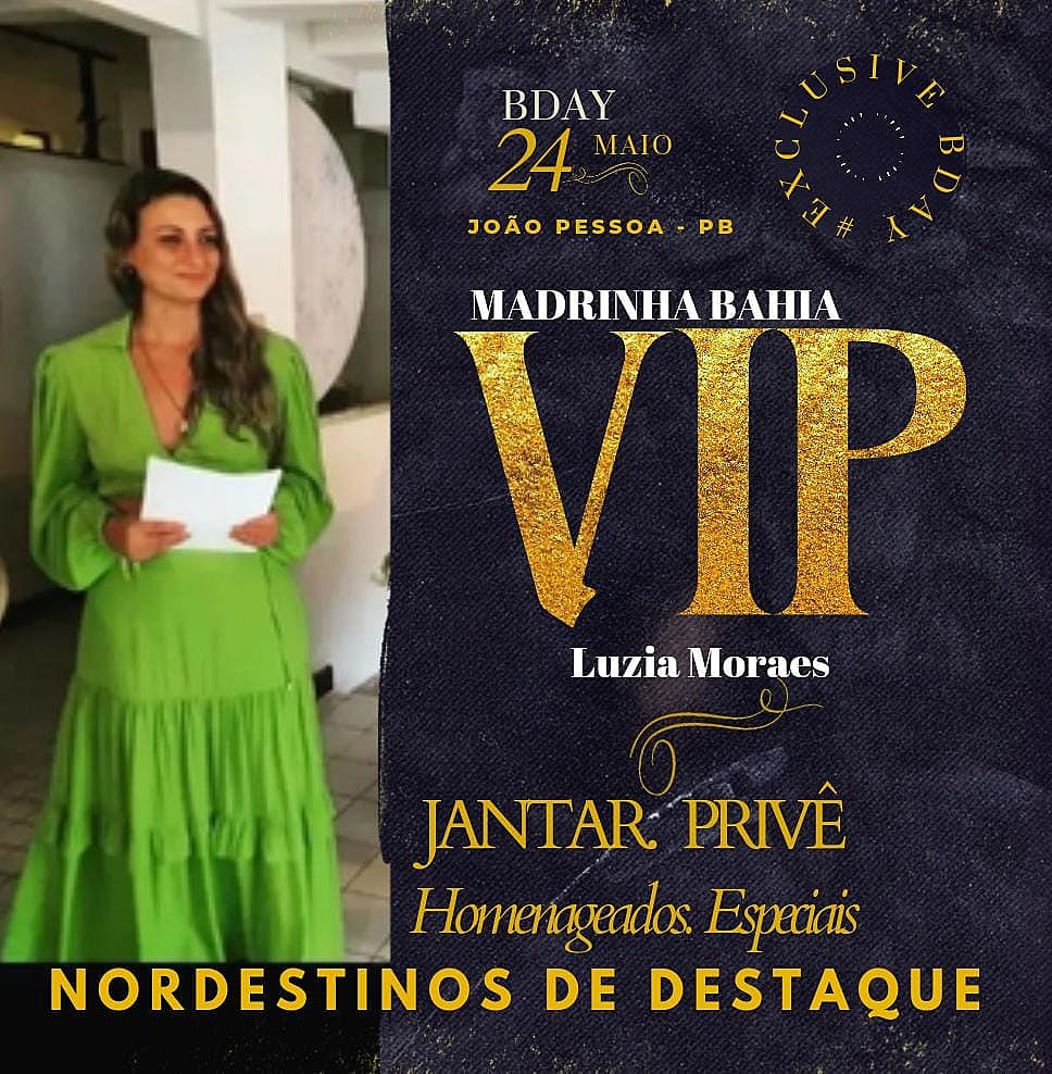 A jornalista Luzia Moraes entre os “Nordestinos de Destaque” homenageados na Paraíba.