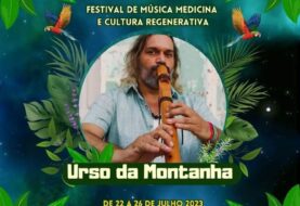 Rubem Garcia (Urso da Montanha) traz a música medicina ao Festival AYA de 2023, em Alto Paraíso de Goiás