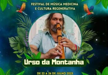 Rubem Garcia (Urso da Montanha) traz a música medicina ao Festival AYA de 2023, em Alto Paraíso de Goiás