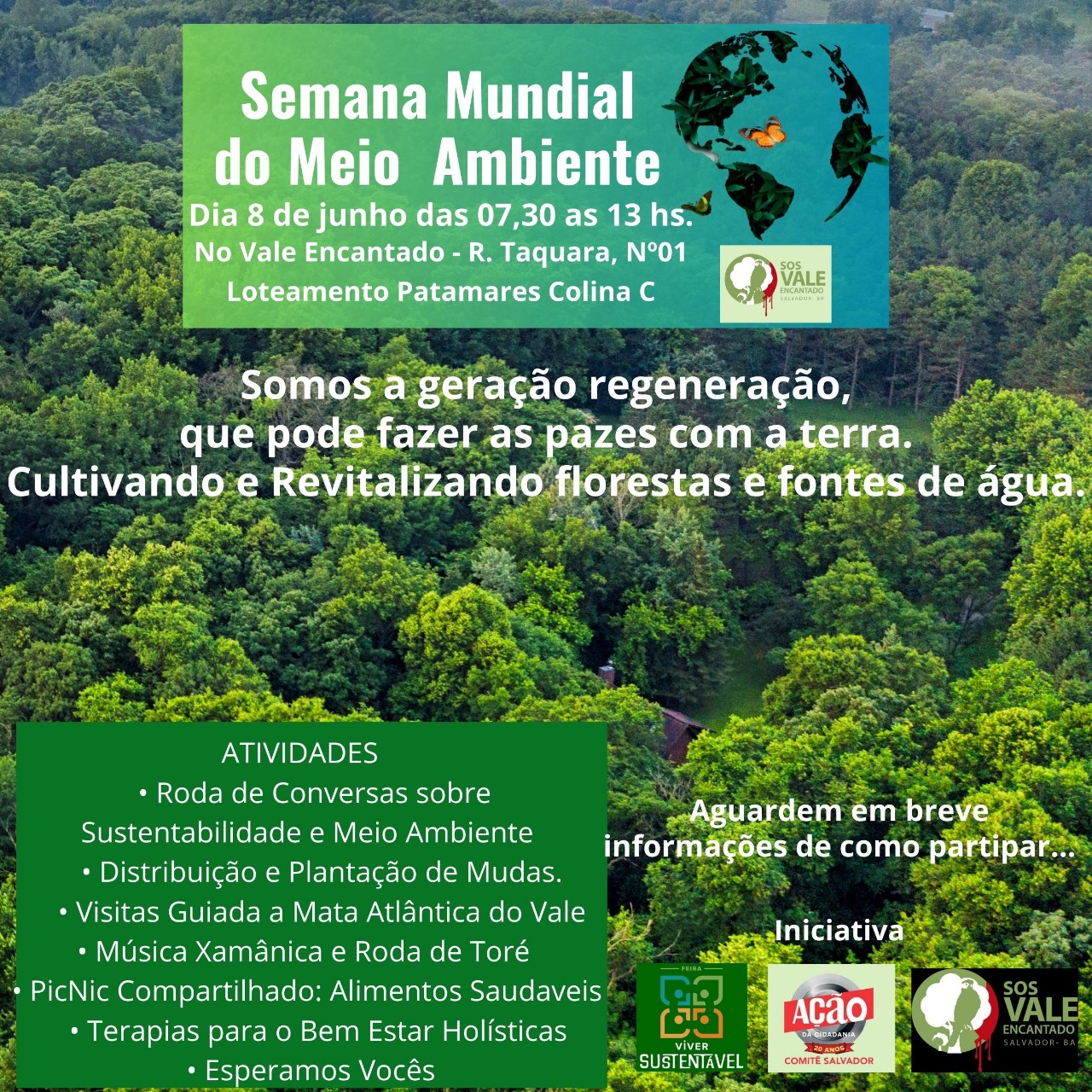 Semana Mundial do Meio Ambiente 2024 no Vale Encantado, Salvador