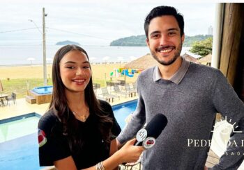 Na Mídia com a Laluche visitou a Pousada Pedra da ilha, em Penha - Santa Catarina