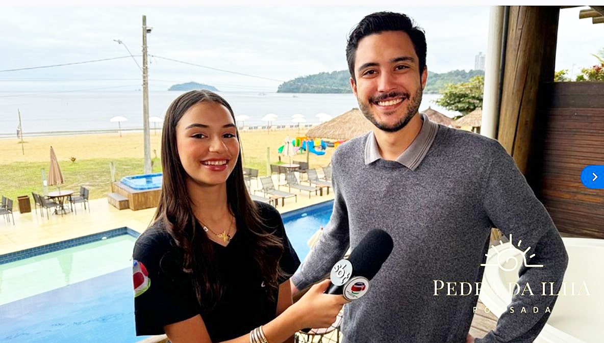 Na Mídia com a Laluche visitou a Pousada Pedra da ilha, em Penha – Santa Catarina