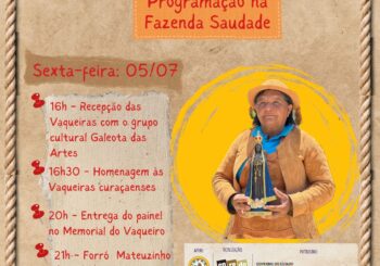 FESTIVAL CULTURAL DE ECONOMIAS CRIATIVAS ACONTECERÁ DURANTE OS FESTEJOS DA 71ª FESTA DOS VAQUEIROS DE CURAÇÁ