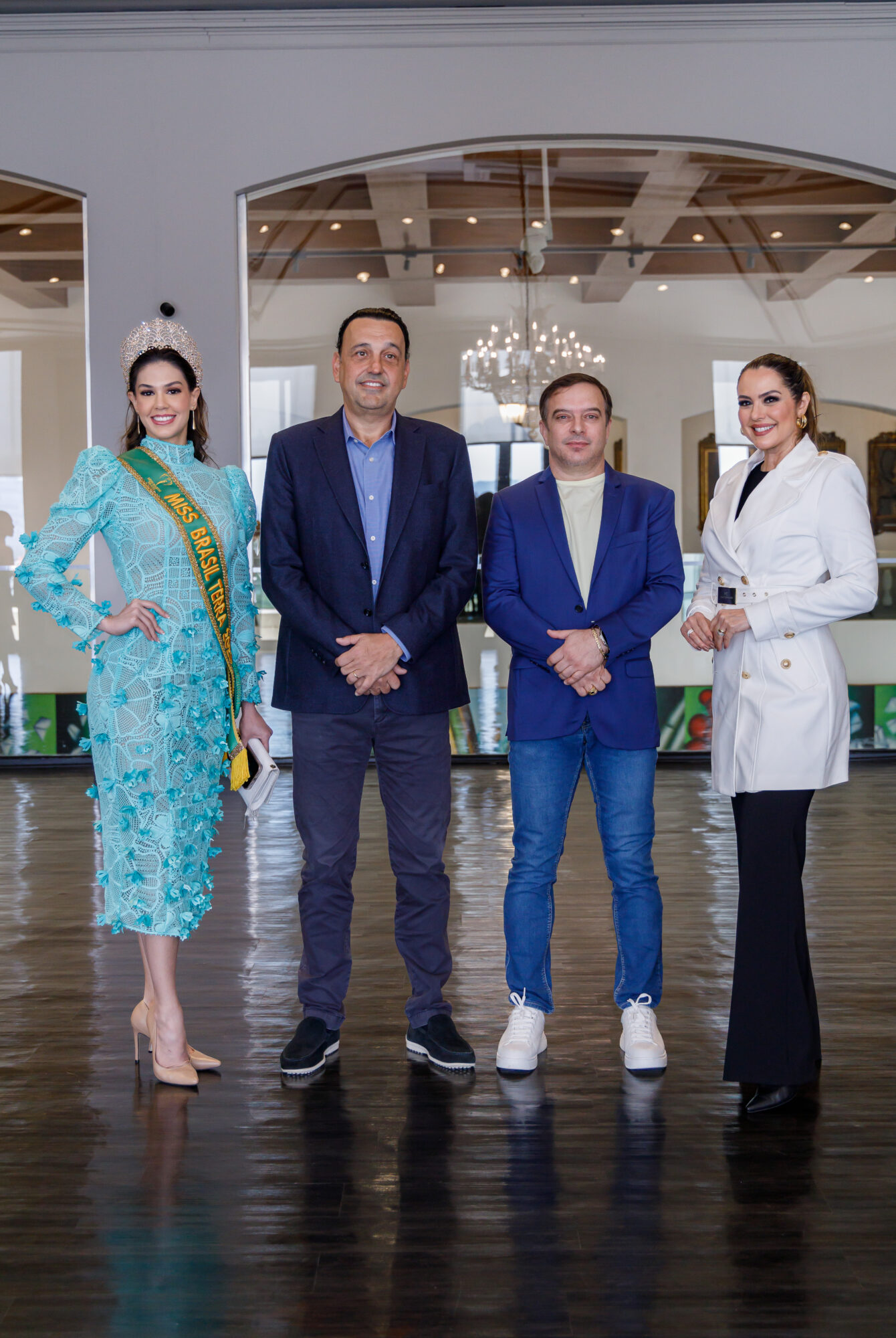 Candidatas ao Miss Brasil Terra 2024 visitam o Palácio dos Bandeirantes