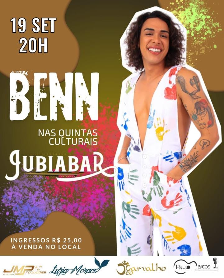 Quintas Culturais apresenta Benn no Jubiabar