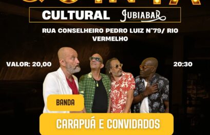 "Quintas Culturais" receberá Banda Carapuá e convidados, no Jubiabar