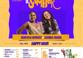 “Sexta pra Sambar” com Vanessa Borges e Samba Maria, no Jubiabar