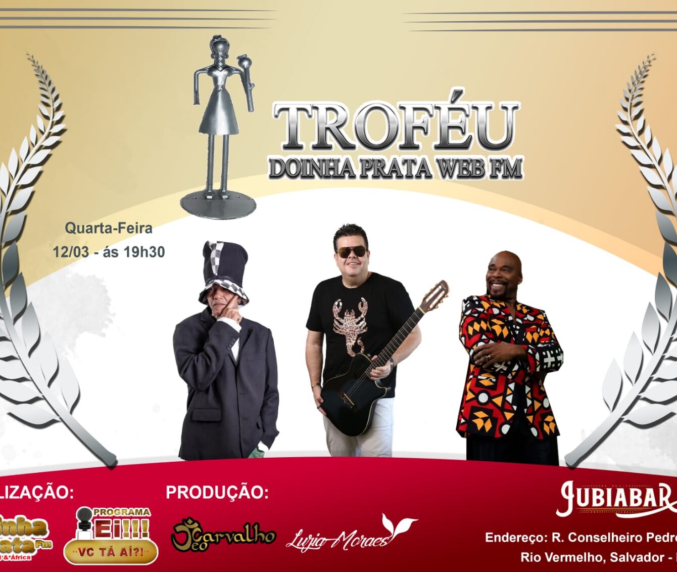 Troféu e B-day da “Rádio Doinha Prata Web Fm’, no Jubiabar