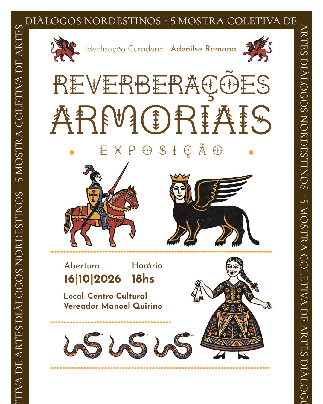 DIÁLOGOS NORDESTINOS CELEBRA CINCO ANOS COM “REVERBERAÇÕES ARMORIAIS”