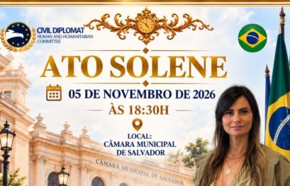 Salvador recebe Ato Solene da Diplomacia Civil Internacional