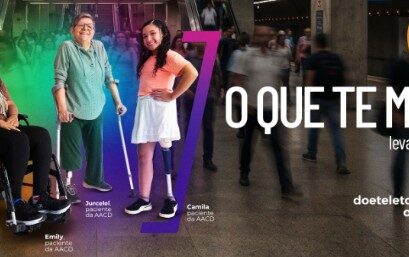 Com o mote “O Que Te Move?”, AACD e SBT lançam 29ª edição da Campanha Teleton